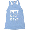pet shop boy new Racerback Tank