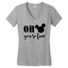 OH You Are so Fine Women's V-Neck T-Shirt