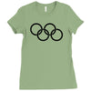 olympic rings Ladies Fitted T-Shirt