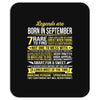 Legends Are Born In September Mousepad