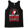 american by birth redhead by the grace of god Tank Top