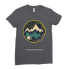 I Hate People Camping Lovers Ladies Fitted T-Shirt
