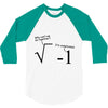 be together it's complicated math 3/4 Sleeve Shirt