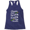 pumpkin spice hocus pocus and cozy sweaters Racerback Tank
