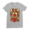 deer and monster Ladies Fitted T-Shirt