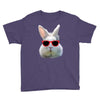 Easter Bunny Face Too Hip To Hop Youth Tee