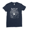 snarling tiger best trending Ladies Fitted T-Shirt