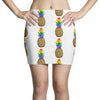 rainbow pineaplle Mini Skirts