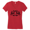 lotus Women's V-Neck T-Shirt