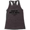 Suck my balls mate Racerback Tank