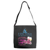 yoga and wine Adjustable Strap Totes