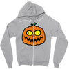 crazy pumpkin Zipper Hoodie