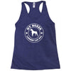 my boxer is the world's largest lap dog Racerback Tank