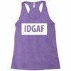 idgaf Dua Lipa Racerback Tank