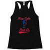 keep calm and pitch on Racerback Tank