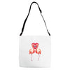 Flamingo Adjustable Strap Totes