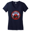 wade&acute;s face Women's V-Neck T-Shirt