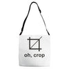 oh crop Adjustable Strap Totes