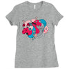 rhino splat Ladies Fitted T-Shirt