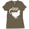 chicken butt Ladies Fitted T-Shirt