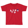 vowel party time Toddler T-shirt
