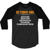 October Girl Hated By Many 3/4 Sleeve Shirt