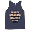 Braver Stronger Smarter Uterine Cancer Awareness Tank Top