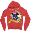 russian mongroul Zipper Hoodie