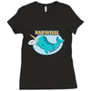 53. narwhal 025 Ladies Fitted T-Shirt
