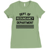 redundancy Ladies Fitted T-Shirt