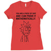 mathematically Ladies Fitted T-Shirt