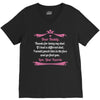 Dear Daddy, Thanks for Being my Dad Baby Boy Letter to Father V-Neck Tee