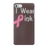 junior's breast cancer awareness i wear pink iPhone 7 Case