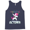 october born unicorns Tank Top