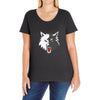 KING OF THE WOLF Ladies Curvy T-Shirt