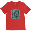 i love my beared husband V-Neck Tee