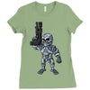 time traveling cyborg Ladies Fitted T-Shirt