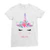 birthday unicorn family series mom Ladies Fitted T-Shirt