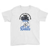 Some Girls Love Diamonds This Girl Loves Balls Youth Tee