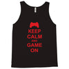 keep calm and game on Tank Top