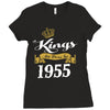 kings are born in 1955 Ladies Fitted T-Shirt