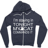 cat command Zipper Hoodie