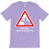 body under construction road sign T-Shirt