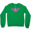 breast cancer wonder woman Crewneck Sweatshirt