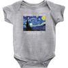 Vincent Van Gogh The Starry Night Baby Bodysuit