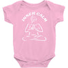yoga int&eacute;rieur calm Baby Onesie