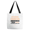 Uterine Cancer Awareness I Wear Peach For Some Special To Me Tote Bags