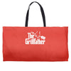 the grillfather  funny bbq Weekender Totes