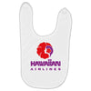 stylish retro hawaiian airlines Baby Bibs