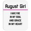 August Girl Mousepad